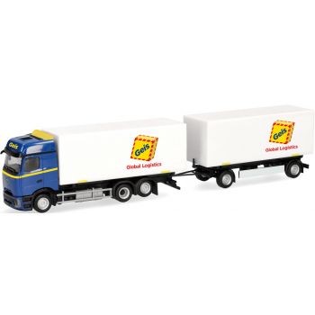 Mercedes-Benz Actros L ProCabin Bigspace Wechselkoffer-Hängerzug, Geis Global Logistics, Bad Neustadt an der Saale - Bayern