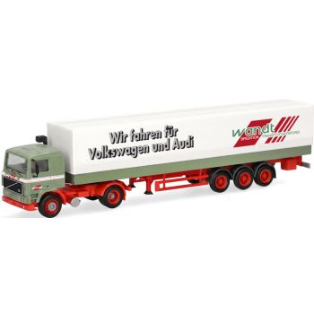 Volvo F10 Pritschen-/Planen-Sattelzug, Spedition Wandt - Wir fahren für Volkswagen und Audi, Braunschweig - Niedersachsen