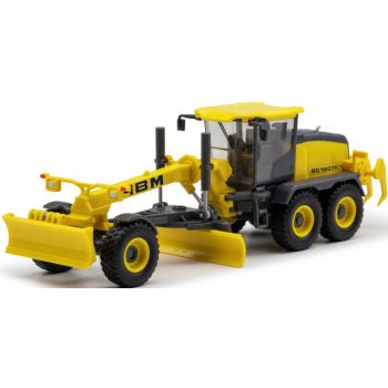 HMB-Nobas Motorgrader BG 180 TA-7 mit Frontplanierschild, Scharschild und Heckaufreißer in Fahr- und Arbeitsstellung, Scharschild neigbar,