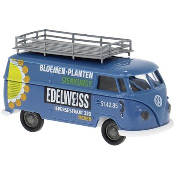 VW T1b Kastenwagen mit Dachträger, Edelweiss Bloemen-Planten Sierkunst, Niederlande, Baujahr 1960