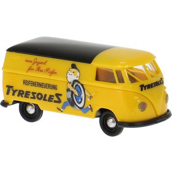 VW T1b Kastenwagen, Tyresoles Reifenerneuerung, Baujahr 1960