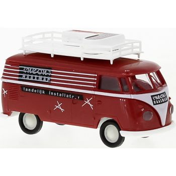 VW T1b Kasten mit Dachträger, Neon, Niederlande, Baujahr 1960