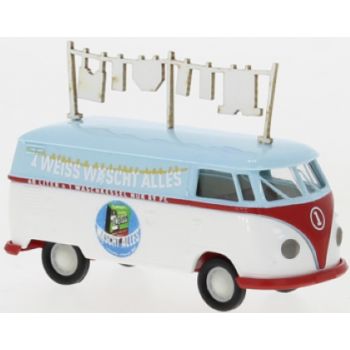 VW T1 Kastenwagen, Weiße Wäsche - mit Wäscheleine