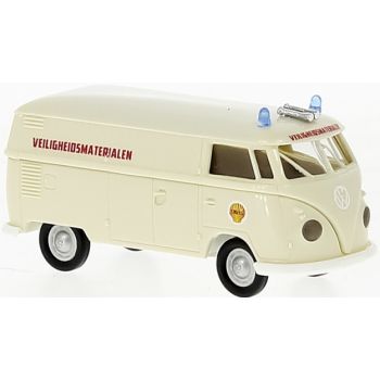 VW T1b Kasten, Shell - Veiligheidsmaterialen, Niederlande, mit Blaulicht und Signalhorn, Baujahr 1960