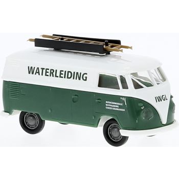 VW T1b Kastenwagen mit Dachsträger, Waterleiding Leeuwarden - Niederlande, Baujahr 1960