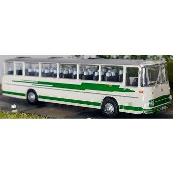 Fleischer S5 Omnibus, Schieck Reisen, beige/grün