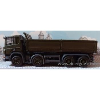 Scania Kipper LKW, 4-achsig, schwarz