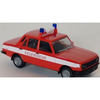 Wartburg 353 Modell 84, ELW Feuerwehr Dresden, rot/weiß