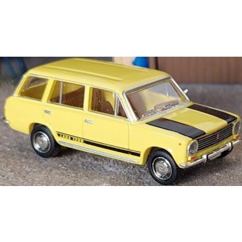 Lada 1200 Kombi, gelb/schwarz, DDR-Tuning der 1980er Jahre