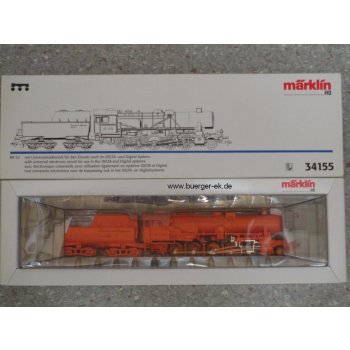 Dampflok BR52, orange !!!, No 1996 Betriebswerk Göppingen 18.10.1996, MHI-Sondermodell !