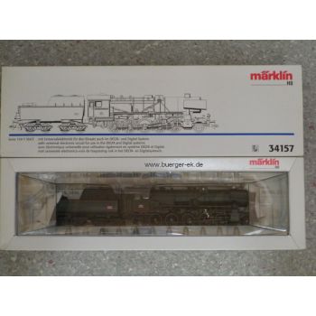 Schlepptenderdampflokomotive Serie 150 Y der SNCF, grün/schwarz