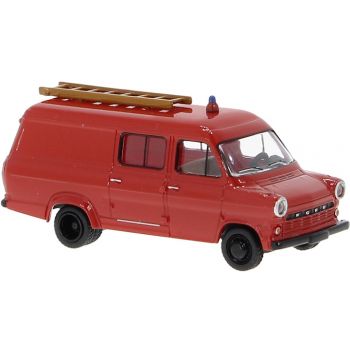 Ford Transit Mk.1, Feuerwehr, rot/schwarz