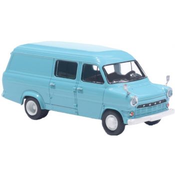 Ford Transit Halbbus, in helltürkis, Baujahr 1970