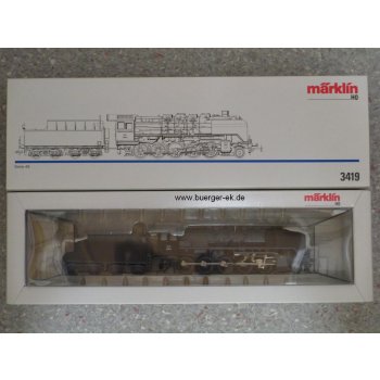 Schlepptenderdampflok S49 der NS, grau/schwarz,