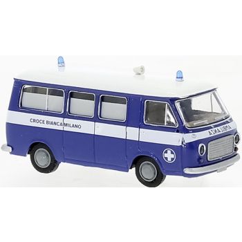 Fiat 238 Bus, Croco Bianca Milano, Krankenwagen Mailand - Italien, Baujahr 1966