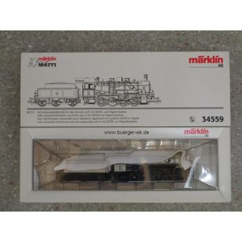 Dampflok BR 55 '10 Jahre MHI', silbern, Sondermodell !, Sehr selten !