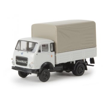 OM Lupetto, Pritsche/Plane, lichtgrau/schwarz, (I)