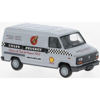 Peugeot J5 Kastenwagen als Begleitfahrzzeug der Tour de France, Cycles Peugeot, Baujahr 1982