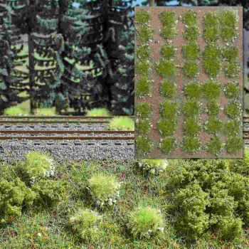 Grasbüschel mit Steinen - Frühling, Inhalt: 40 Stück