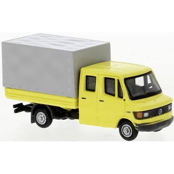 Mercedes-Benz L207 Doppelkabine Pritsche/Plane, gelb, Baujahr 1988
