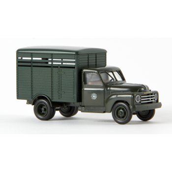 Hanomag L28, Polizeipferde-Transporter, dunkelgrün