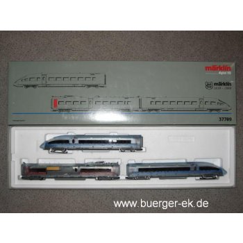 Triebwagenzug ICE 3 mit blau getöntem Transparentgehäuse !!, Digital