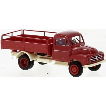 Borgward B1500, Bierpritsche, rot/hellbeige, Economy, Baujahr 1954