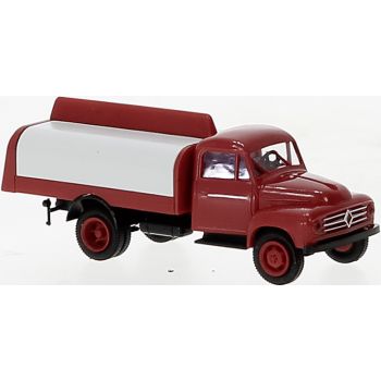 Borgward B 1500 mit Getränkeaufbau, rot/schwarz, Economy, Baujahr 1954