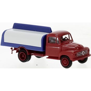 Borgward B1500, Getränkeaufbau, rot/blau, Economy, Baujahr 1954