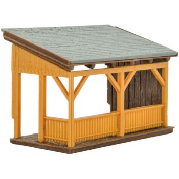 Veranda - Bausatz. L: 5,5 x B 3,1 x H 3,5 cm