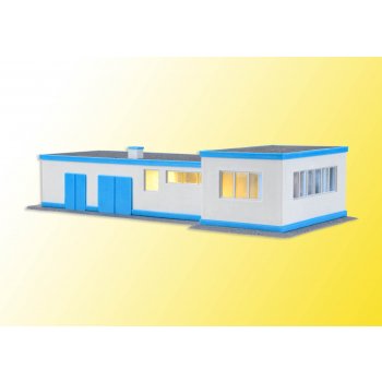 Historische ARAL Tankstelle inklusive ED-Beleuchtung, Funktionsbausatz, L 19,5 x B 9 x H 4,5 cm