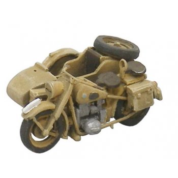 WM BMW R75 + Beiwagen, Wehrmacht, gelb