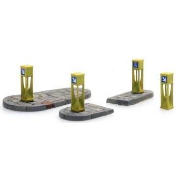 Verkehrspoller und Verkehrsinseln