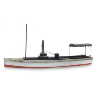 Dampfbarkasse/Dampfschiff African Queen, Wasserlinie, (109 mm)