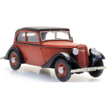 Adler Trumpf Junior Cabriolimousine, Verdeck geschlossen