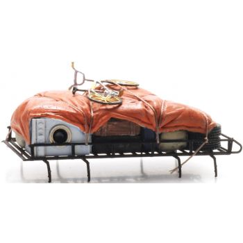 Dachgepäckträger für Kleintansporter beladen