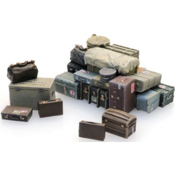 Alter Kabinenkoffer und Gepäck