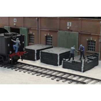 Brikettstapel, Fertigmodell