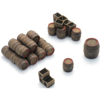 LKW-Ladung Holzbierfässser