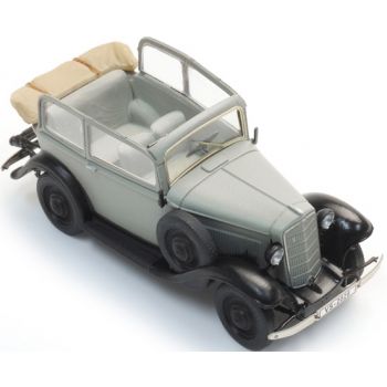 Opel P4 Dach offen, grau