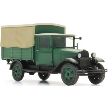Ford Model AA Pritschenwagen mit Plane, grün
