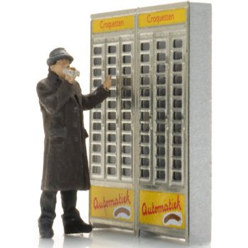 Automatenrestaurant mit Figur