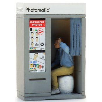 Passfotoautomat, mit 1 Figur