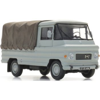 Zuk A03, mit Plane, grau, polnischer Kleintransporter