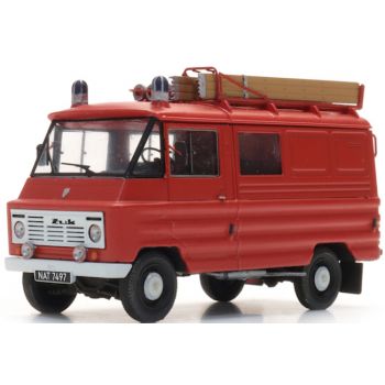 Zuk A15, Feuerwehr, rot , polnischer Kleintransporter