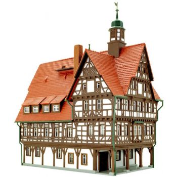 Rathaus in Bad Urach, Bausatz, Maße: L 17,0 x B 11,3 x H 19,6 cm