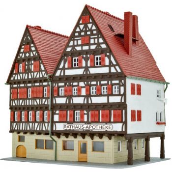 Fachwerkhaus in Bad Urach, Bausatz, Maße: L 14,5 x B 10,4 x H 15,0 cm
