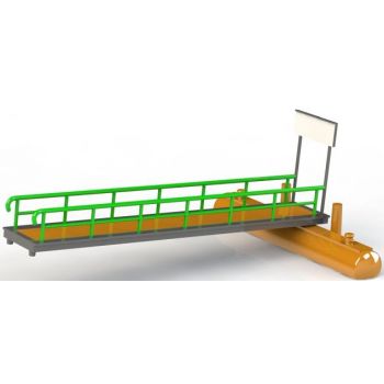 Steg zur Personenfähre, Bausatz, 3D-gedruckt