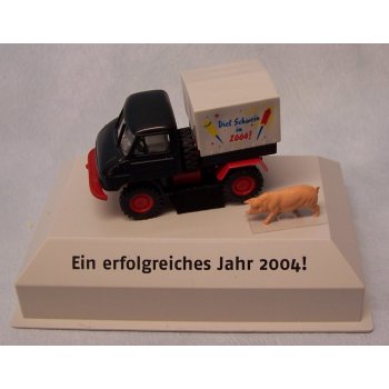 Unimog 411 'Viel Schwein in 2004', in Box!