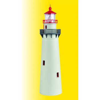 Leuchtturm mit LED-Leuchtfeuer, Funktionsbausatz, Höhe 22,3 cm, Durchmesser 5,8 cm,